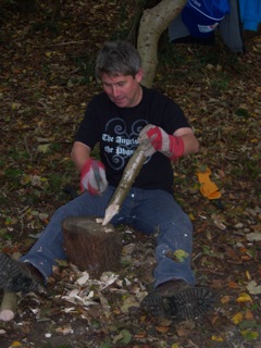 we tidied up the area round the Silver Birches